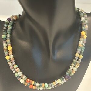 Carolyn Pollack Sterling Beaded Necklace